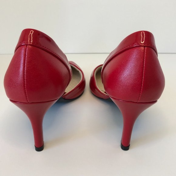 LifeStride Women's  Saldana Red Pump Sz 7.5 - Picture 6 of 11